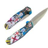 Navaja automática plegable en colores surtidos — imagen 2 de 2