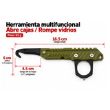 Herramienta cortadora multifuncional con hoja dentada y rompevidrios — imagen 5 de 8