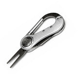 Mosquetón EDC con pinza tipo alicate y tenedor plegable de metal — imagen 4 de 4