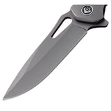 Navaja plegable EDC de 21 cm con mango bicolor y clip metálico — imagen 4 de 5
