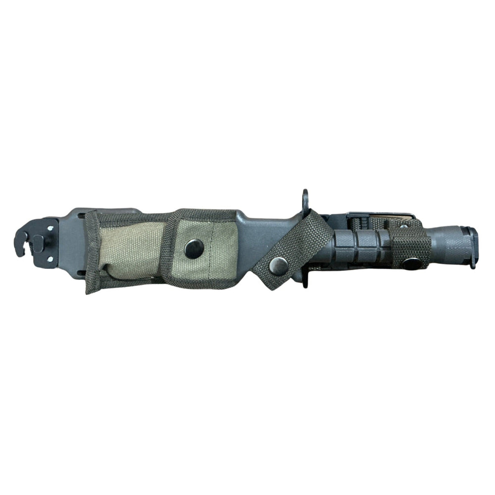 Cuchillo estilo bayoneta M9 de 12 pulgadas con funda