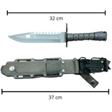 Cuchillo estilo bayoneta M9 de 12 pulgadas con funda — imagen 2 de 2
