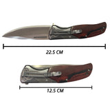 Navaja plegable con clip metálico para bolsillo o cinturón, formato compacto — imagen 2 de 3