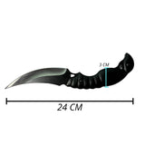 Cuchillo resistente de acero inoxidable con funda para camping — imagen 4 de 4