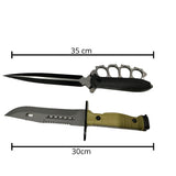 Cuchillo de supervivencia de hoja fija modelo JFHK202 con funda — imagen 2 de 2