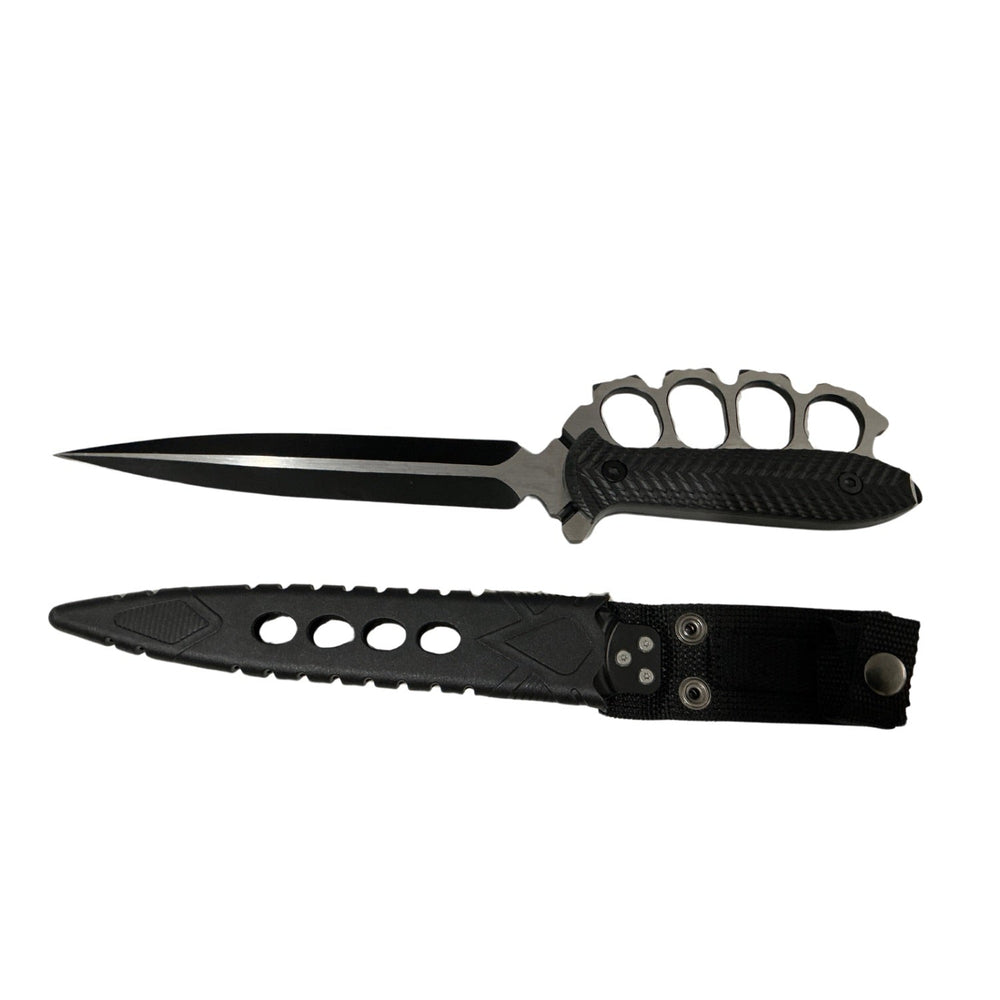 Cuchillo de supervivencia de hoja fija modelo JFHK202 con funda