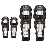 Kit de rodilleras y coderas ajustables con estructura de acero inoxidable — imagen 1 de 6