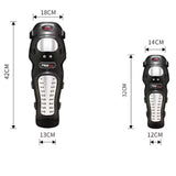 Kit de rodilleras y coderas ajustables con estructura de acero inoxidable — imagen 3 de 6