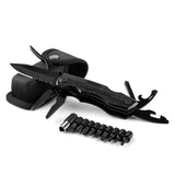 Multiherramienta plegable 17 en 1 negra con pinzas y funda — imagen 4 de 6