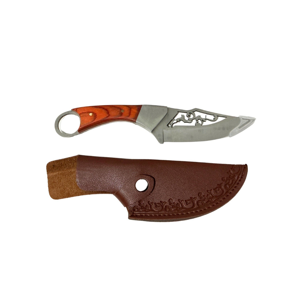 Cuchillo de hoja fija con funda, disponible en dos modelos