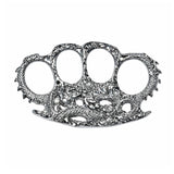 Manopla dragon metalica con relieve grabado para coleccion — imagen 4 de 5