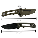 Cuchillo de supervivencia para camping con clip de sujeción — imagen 2 de 3