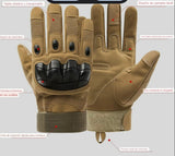 Guantes con nudillos reforzados y almohadillas en verde — imagen 2 de 3
