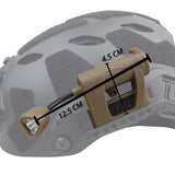 Luz LED modular multicolor para casco con montaje en rieles — imagen 3 de 5