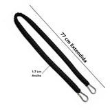 Correa de paracord de 77 cm con mosquetones metálicos en ambos extremos — imagen 3 de 3