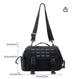 Mochila multiformas convertible en cangurera y maletín negro — imagen 2 de 8