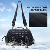 Mochila multiformas convertible en cangurera y maletín negro — imagen 3 de 8