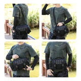 Mochila multiformas convertible en cangurera y maletín negro — imagen 7 de 8