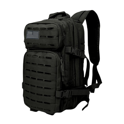 Mochila táctica militar de campismo con sistema Molle y parche