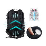 Mochila táctica militar escolar de 40 litros en color negro — imagen 5 de 6