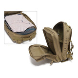 Mochila táctica militar escolar de 40 litros en color negro — imagen 6 de 6
