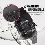 Cangurera impermeable con varios compartimentos en color negro — imagen 3 de 4