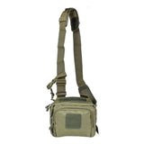 Mochila 2 en 1 mariconera cangurera negra porta cargadores modelo JYB050 — imagen 2 de 6