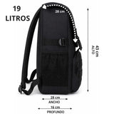 Mochila táctica EDC de 19 litros compacta con sistema molle — imagen 5 de 6