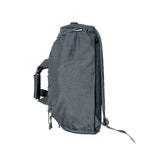 Mochila convertible 3 en 1 en modo maleta cruzada color caqui — imagen 2 de 6