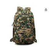 Mochila multicompartimentos para camping y senderismo en color verde militar — imagen 5 de 6