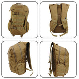 Mochila impermeable de 35 litros con múltiples compartimientos — imagen 6 de 7