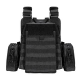 Chaleco táctico porta cargadores con sistema MOLLE y bolsillos desmontables — imagen 2 de 4