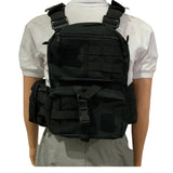 Chaleco chest rig MOLLE con hebillas tipo cobra de liberación rápida — imagen 3 de 6