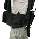 Chaleco chest rig MOLLE con hebillas tipo cobra de liberación rápida — imagen 5 de 6