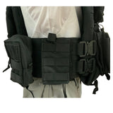 Chaleco porta placas acolchado con sistema MOLLE y bolsas desmontables — imagen 3 de 5