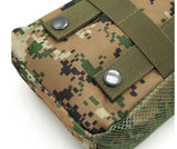 Bolsa de descarga con sistema MOLLE en color caqui — imagen 4 de 5