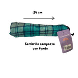 Sombrilla de bolsillo retráctil de 3 alturas con funda de transporte — imagen 8 de 8