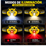 Lámpara frontal infantil con diseño temático y 4 modalidades de luz — imagen 3 de 5