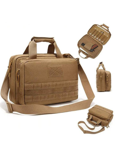 Mochila maletín táctica con sistema molle y panel porta parches