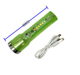 Lámpara LED con 7 modos de luz y cob lateral en blanco, azul y rojo — imagen 2 de 2