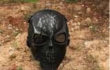 Máscara de paintball con diseño de calavera fantasma — imagen 2 de 3