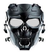 Mascarilla táctica con estampado de calavera para motociclista — imagen 2 de 4