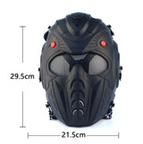 Máscara táctica de cara completa para paintball en varios colores — imagen 2 de 3