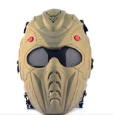 Máscara táctica de cara completa para paintball en varios colores — imagen 1 de 3