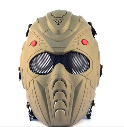 Máscara táctica de cara completa para paintball en varios colores