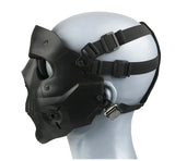 Máscara de cara completa con diseño de calavera o alien para airsoft — imagen 3 de 7