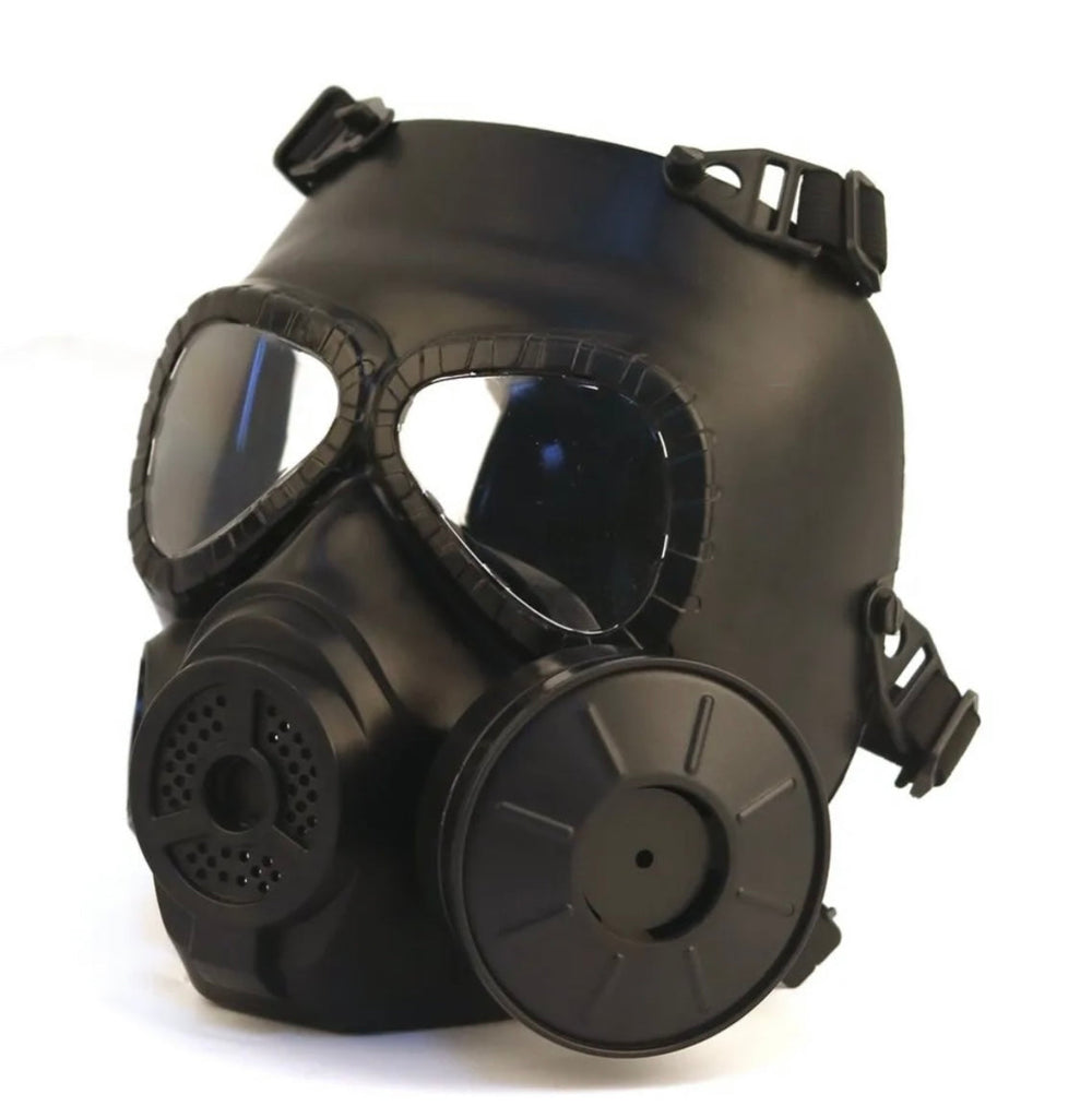 Máscara de gas con ventilador integrado para airsoft y gotcha