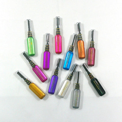 Set de tinte de fantasía para cabello en 12 tonos de color