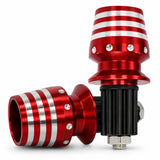 Protectores de puño tipo slider bar ends de aluminio para motocicleta — imagen 3 de 7