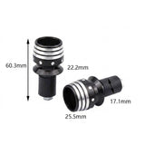Protectores de puño tipo slider bar ends de aluminio para motocicleta — imagen 6 de 7